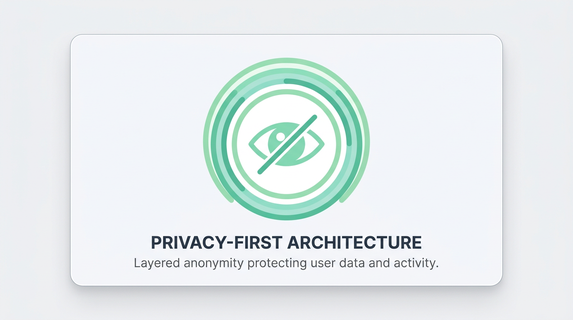 Privacy and anonymity lock illustration