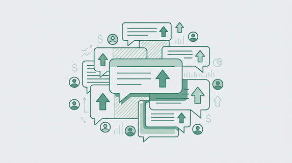 Community forum discussion threads illustration