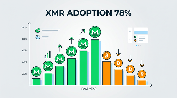XMR Monero adoption growing darknet