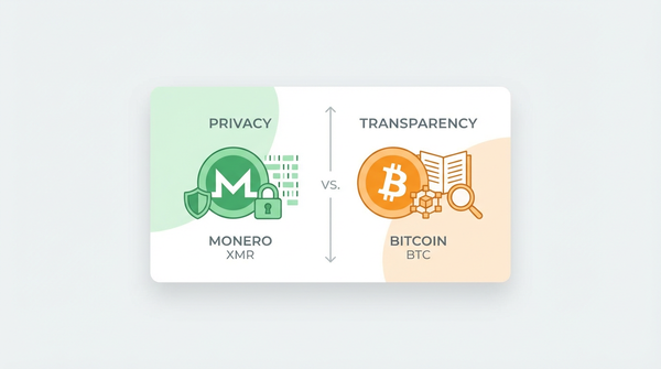 Monero vs Bitcoin privacy comparison