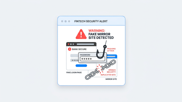 Phishing warning fake WeTheNorth mirrors